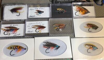 Salmon fly unframed