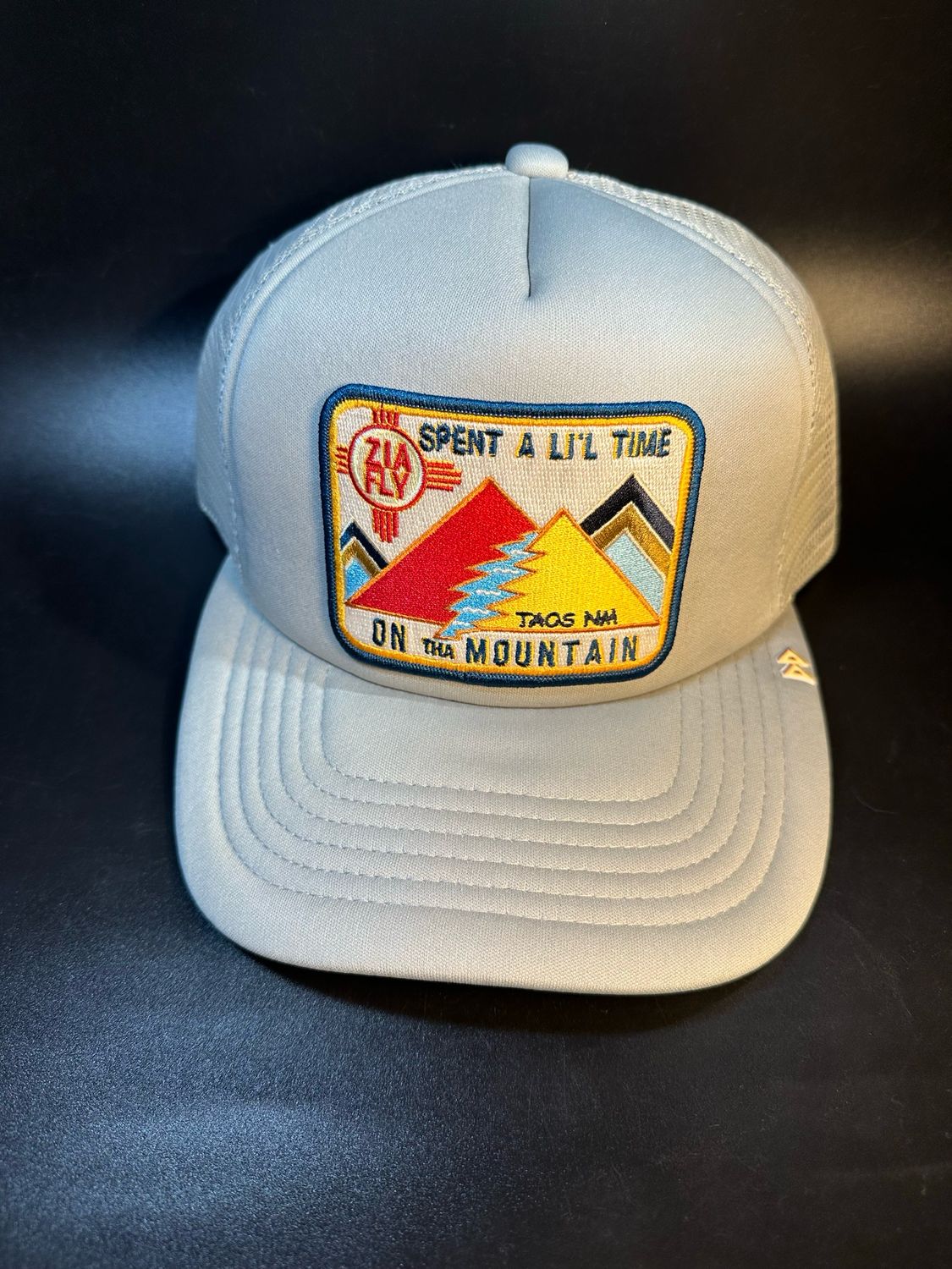 ZiaFly X Desert Den Spent a Little Time trucker SnapBack Grey