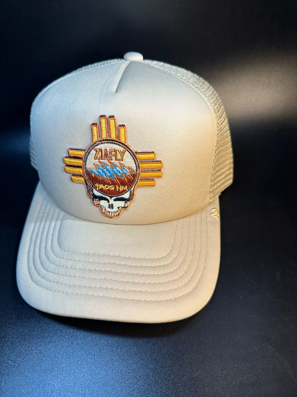 ZiaFly X Desert Den Stealie Trucker SnapBack tan