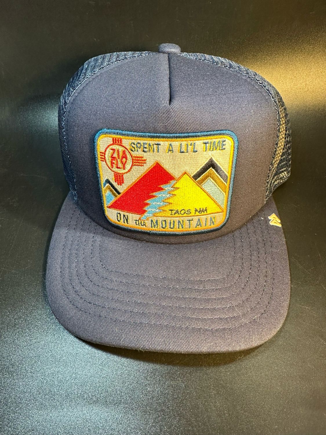 ZiaFly X Desert Den Spent a Little Time Trucker SnapBack Navy