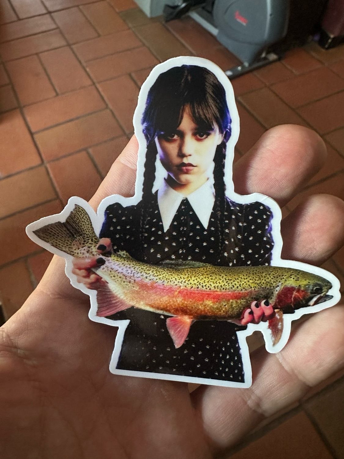Wednesday Trout Sticker