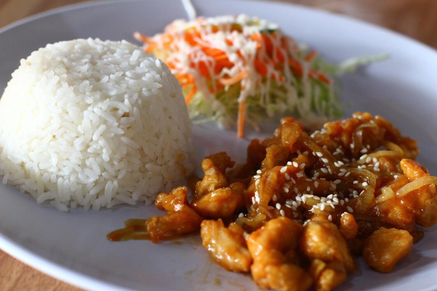 Dragon Chicken with Rice