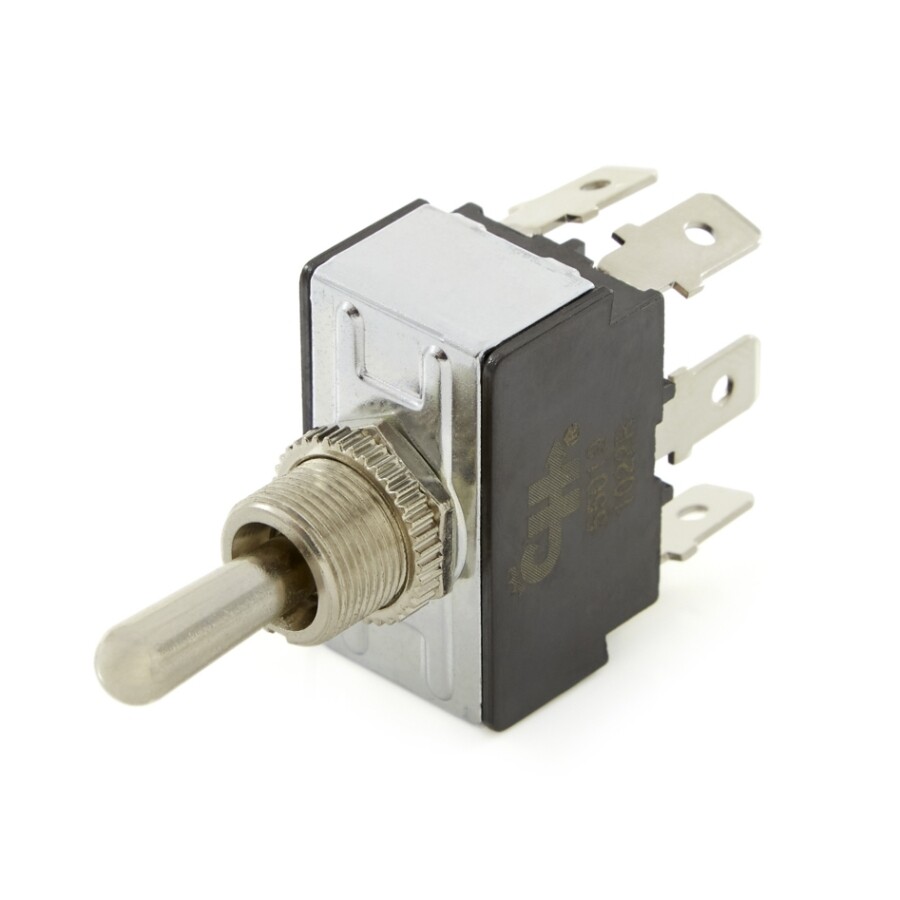 ENC Heavy-Duty Metal Toggle Switch, DPDT, On-Off-On