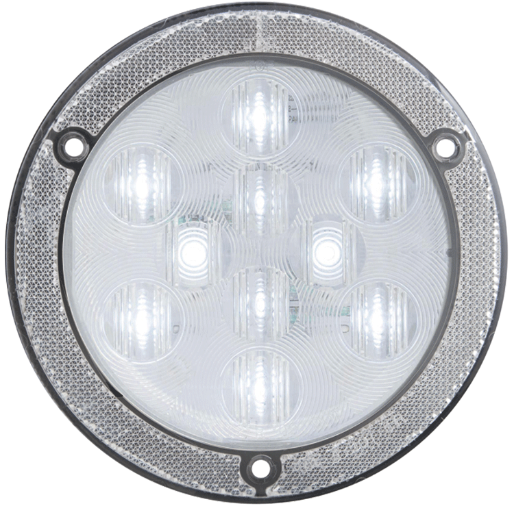 CLEAR REFLECTIVE LIGHT AND RING 4 LED