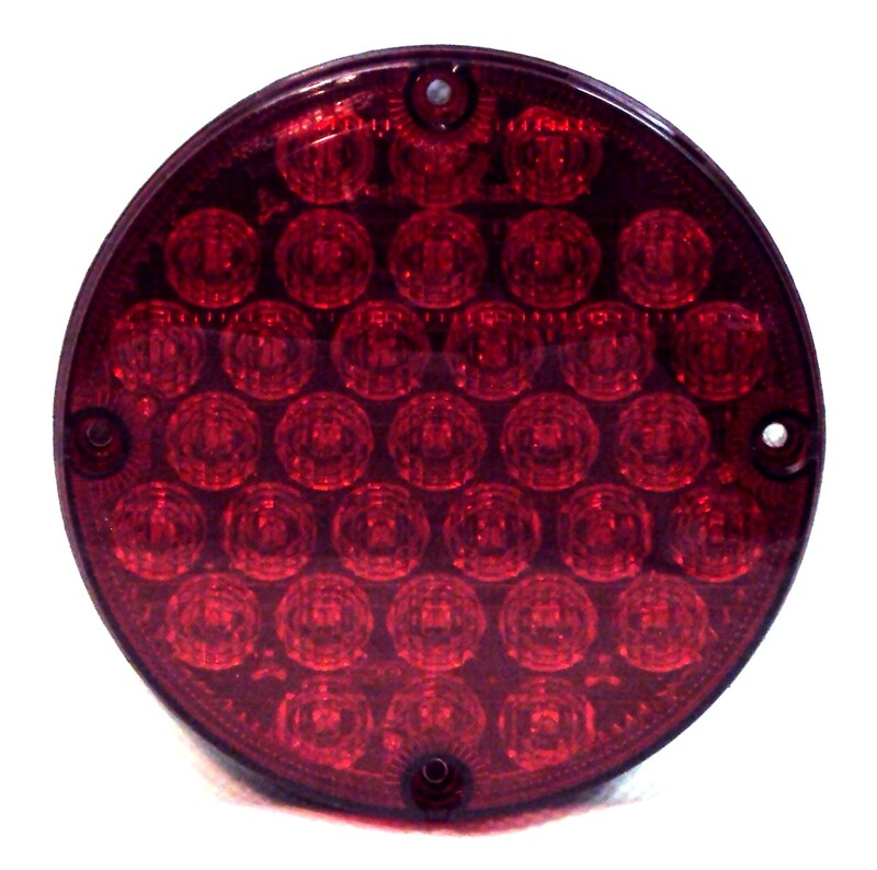 Red 33 LED Overhead Warning Lamp, 7&quot;