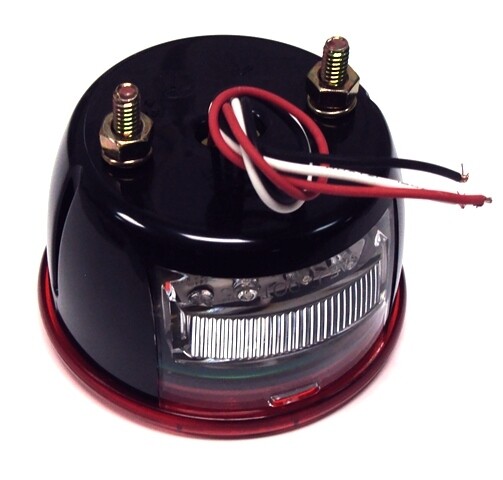 LED 4" Stop &amp; Tail Light With License Light