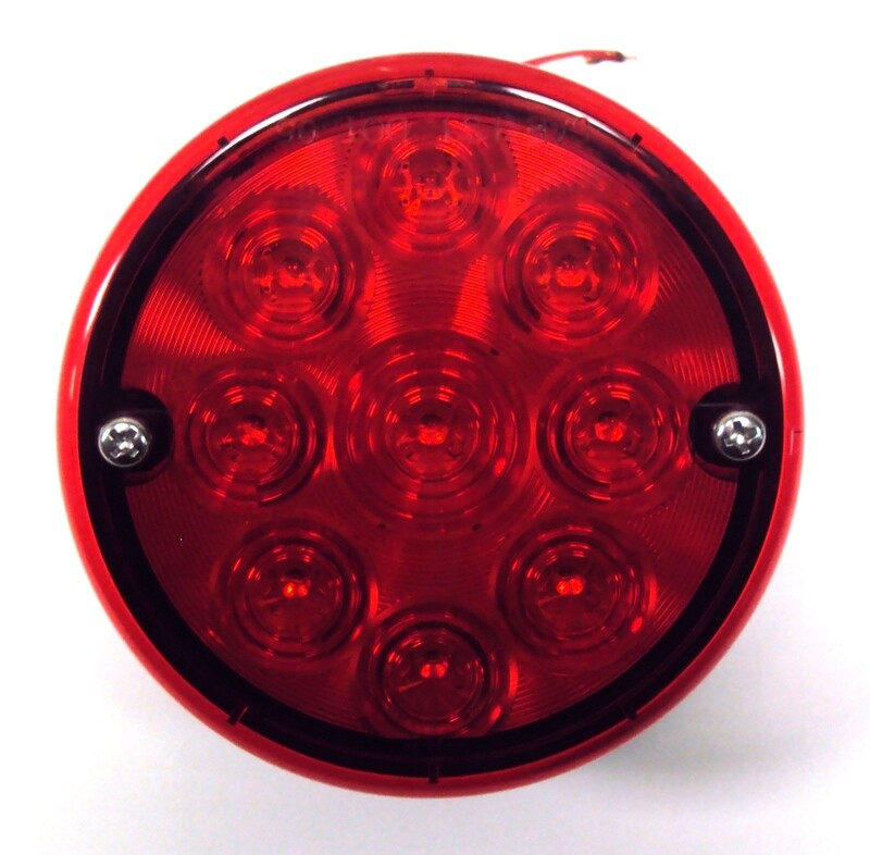 LED 4&quot; Stop &amp; Tail Light With License Light