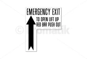 EMERGENCY EXIT TO OPEN LIFT