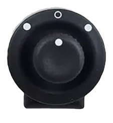 REMOTE MIRROR SWITCH  12V 1.4&quot; ROUND  w/ HARNESS