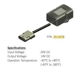 DC CONVERTER 24V TO 12V ELDORADO NATIONAL