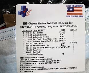 Body Fluid Cleanup Kit, 10M