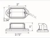 LED LIGHT FOR DRIVER SIDE DOOR ENTRY LIGHT 08-008-077