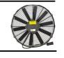 CONDENSER FAN 14 INCH 12 V PUL