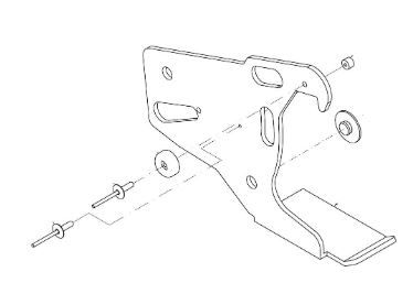 ASSEMBLY LATCH ROLL STOP REAR