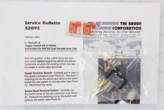SWITCH TOGGLE W / GOLD CONTACTS SPADES KIT
