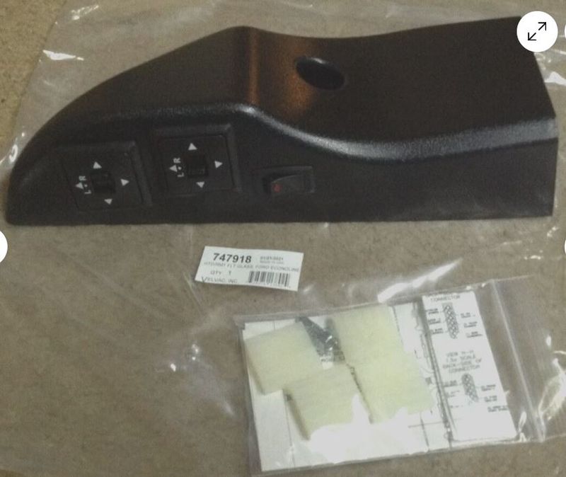 FORD E DRIVER'S DOOR MIRROR CONTROL PANEL