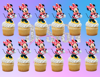 Minnie Cupcake Toppers