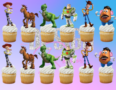 Toy Story Cupcake Toppers