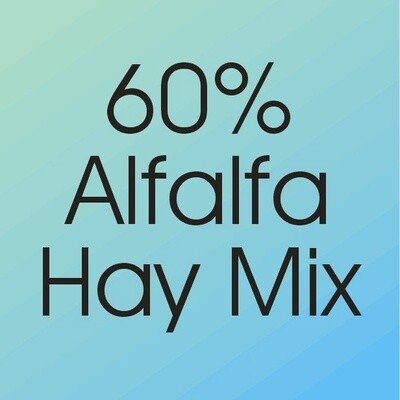 Alfalfa Hay Mix 60%