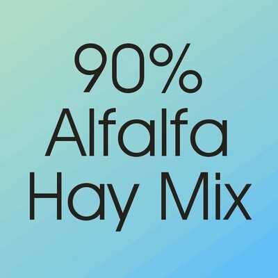 Alfalfa Hay Mix 90%