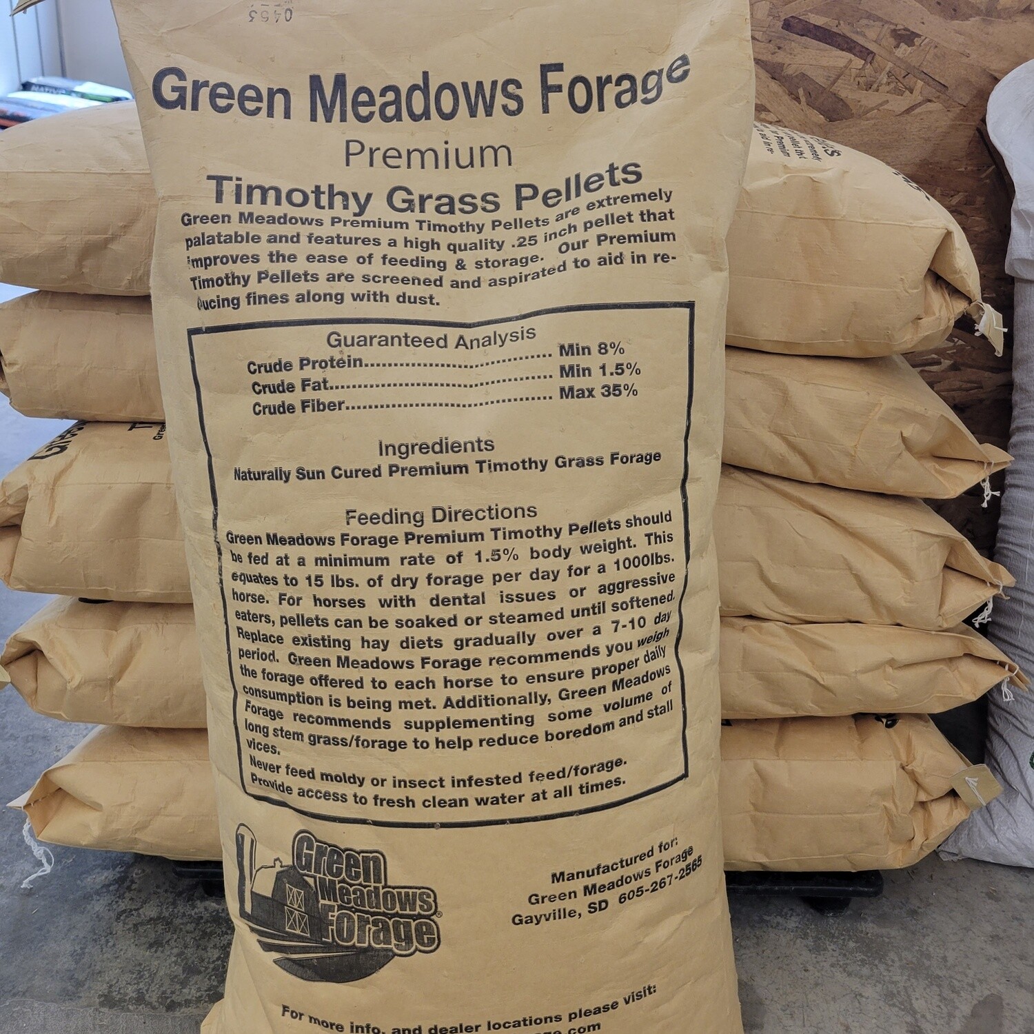 Timothy Grass Hay Pellets