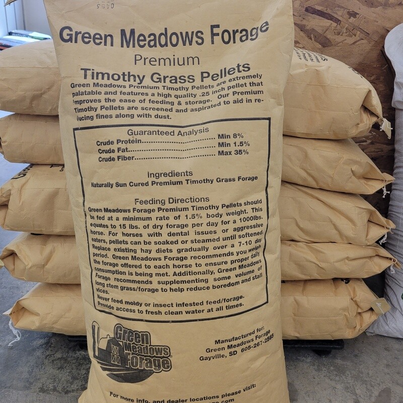 Timothy Grass Hay Pellets