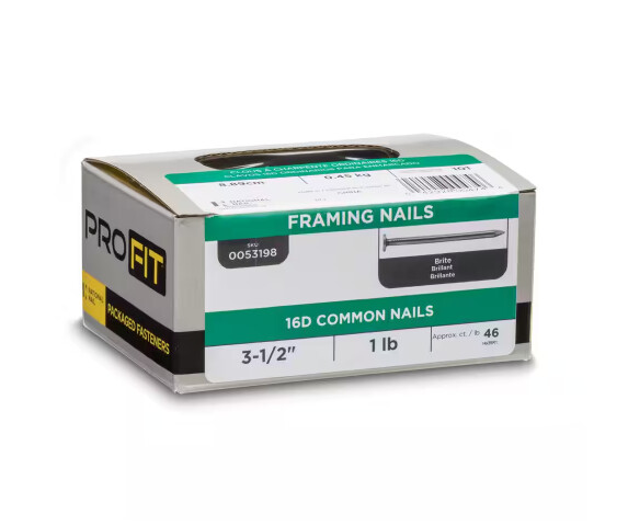 Nail - Common Bright 16D