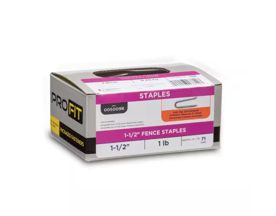 Fence Staples - 1 1/2&quot; 1 lb.