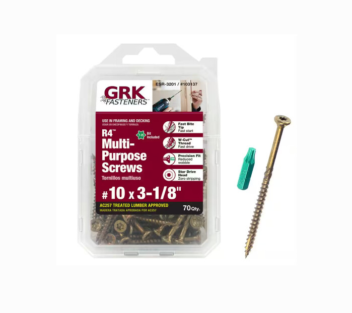 Screw - GRK Frame/Deck 10x3 1/8&quot;