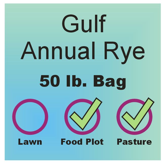 Ryegrass - Gulf Annual - 50 lb. bag