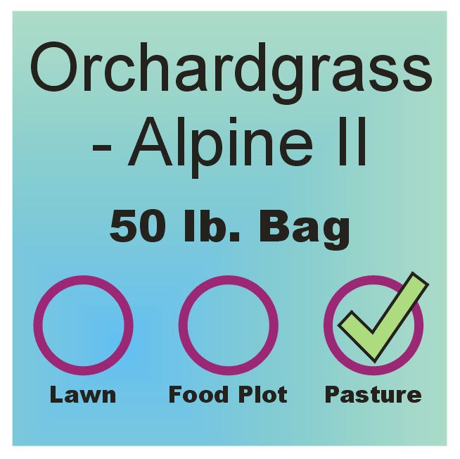 Orchardgrass - Alpine II - 50 lb. bag