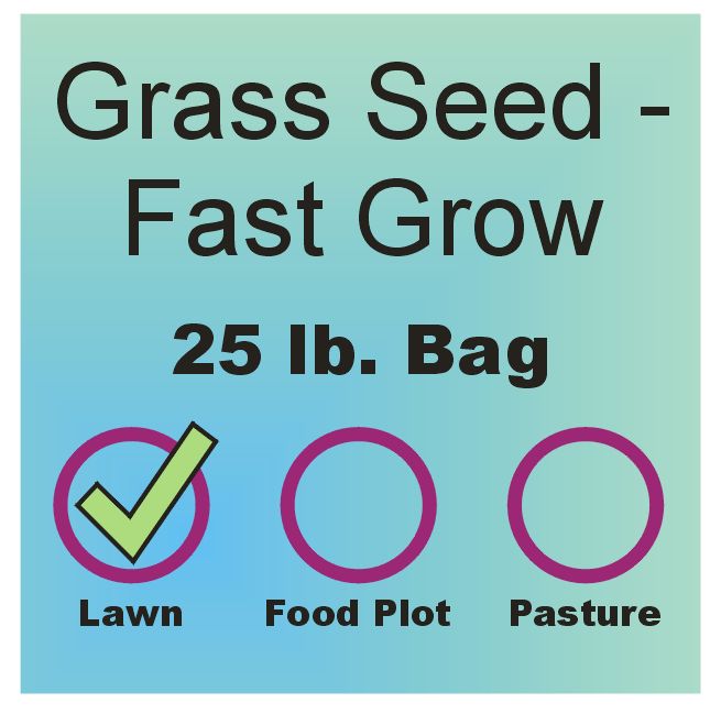Lawn Grass Seed - Fast Start - 25 lb. bag