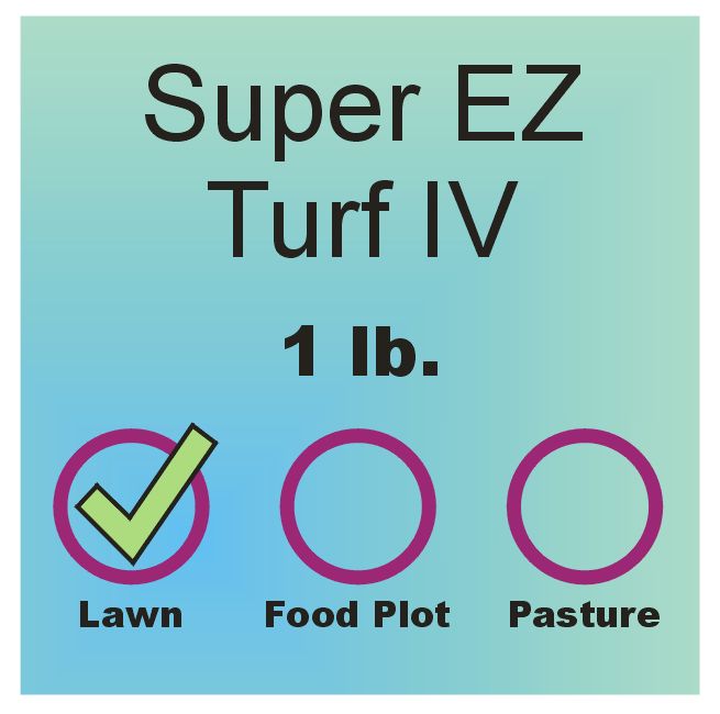 Lawn Grass Seed - Super EZ Turf IV Mix lb.