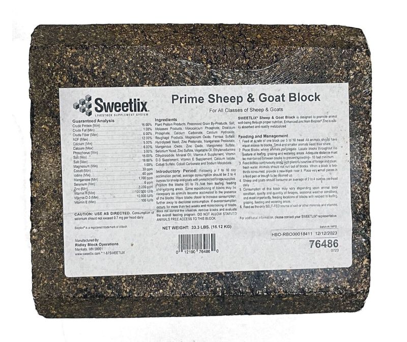 Sheep &amp; Goat Block