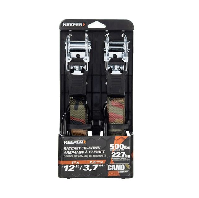Tiedown Ratchet Camo 12ft