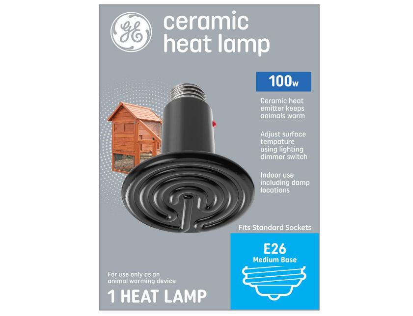 Ceramic Clamp Heat Lamp Light