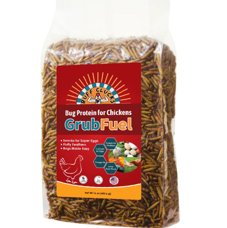Buff Clucks GrubFuel Bug Protein for Chickens