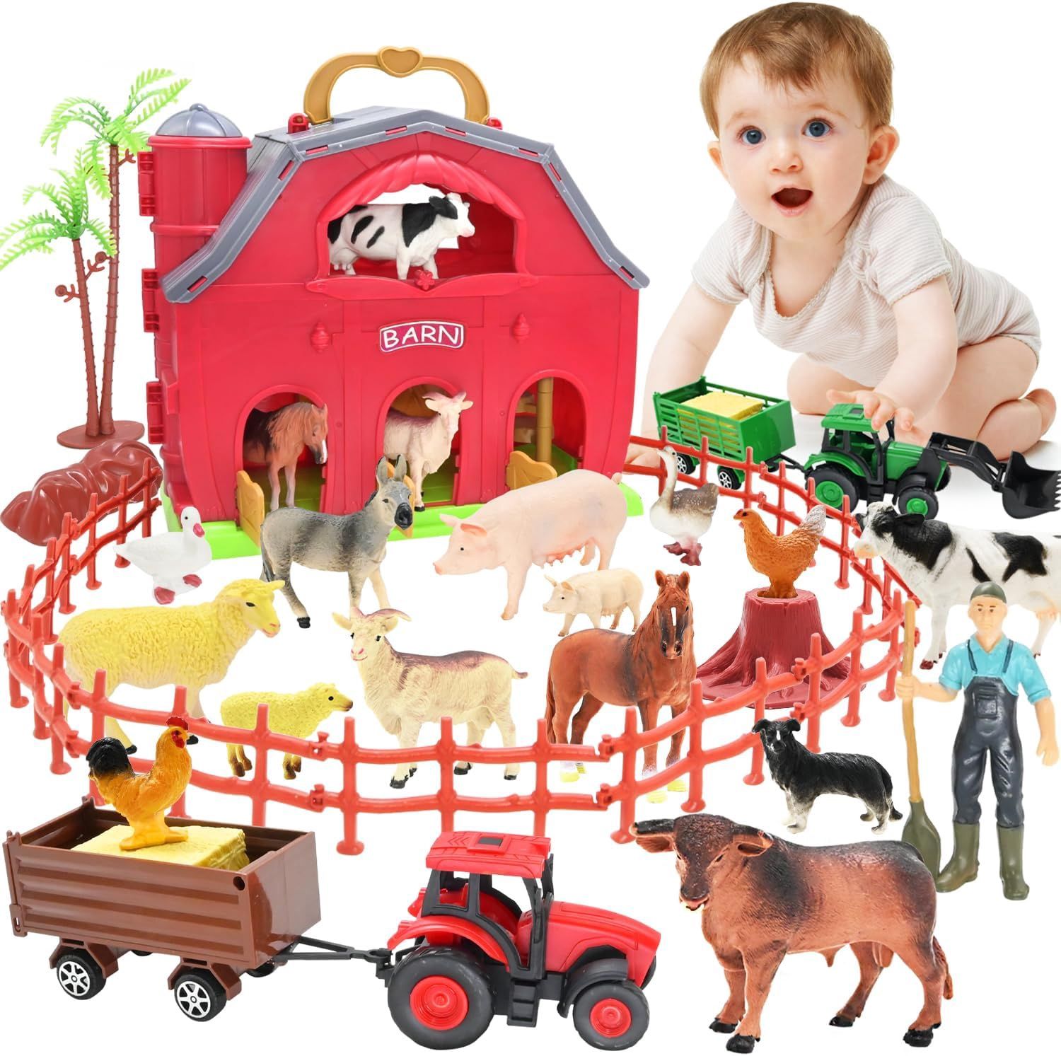 Barn Animal Playset