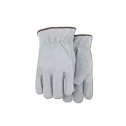 Gloves - Cowhide Kids - Elastic Cuff - L