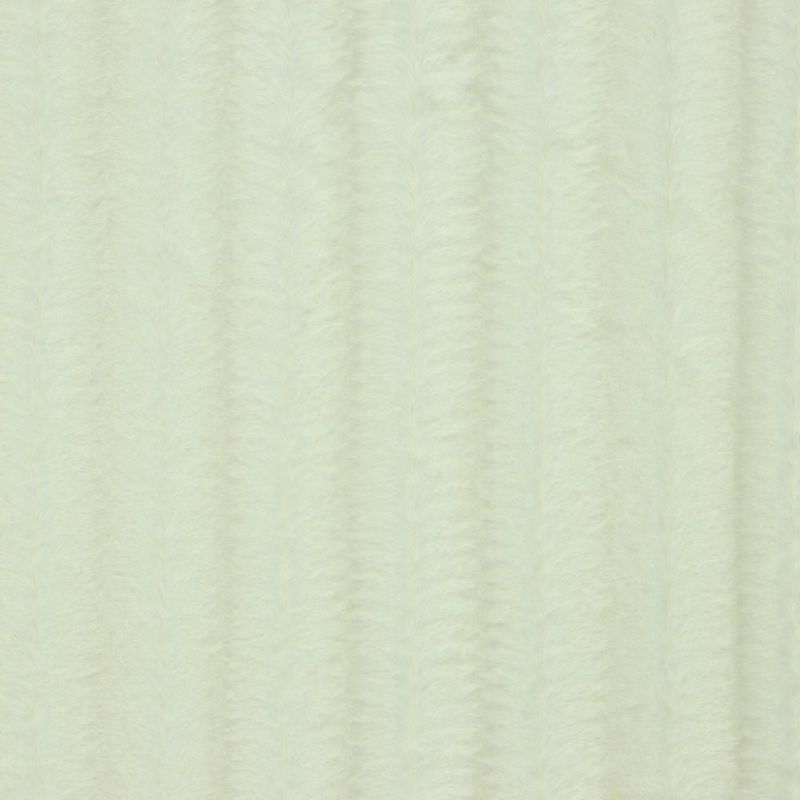 Cream Textured Faux Fur