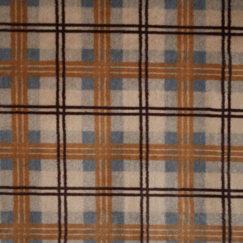 Faux Fur Check