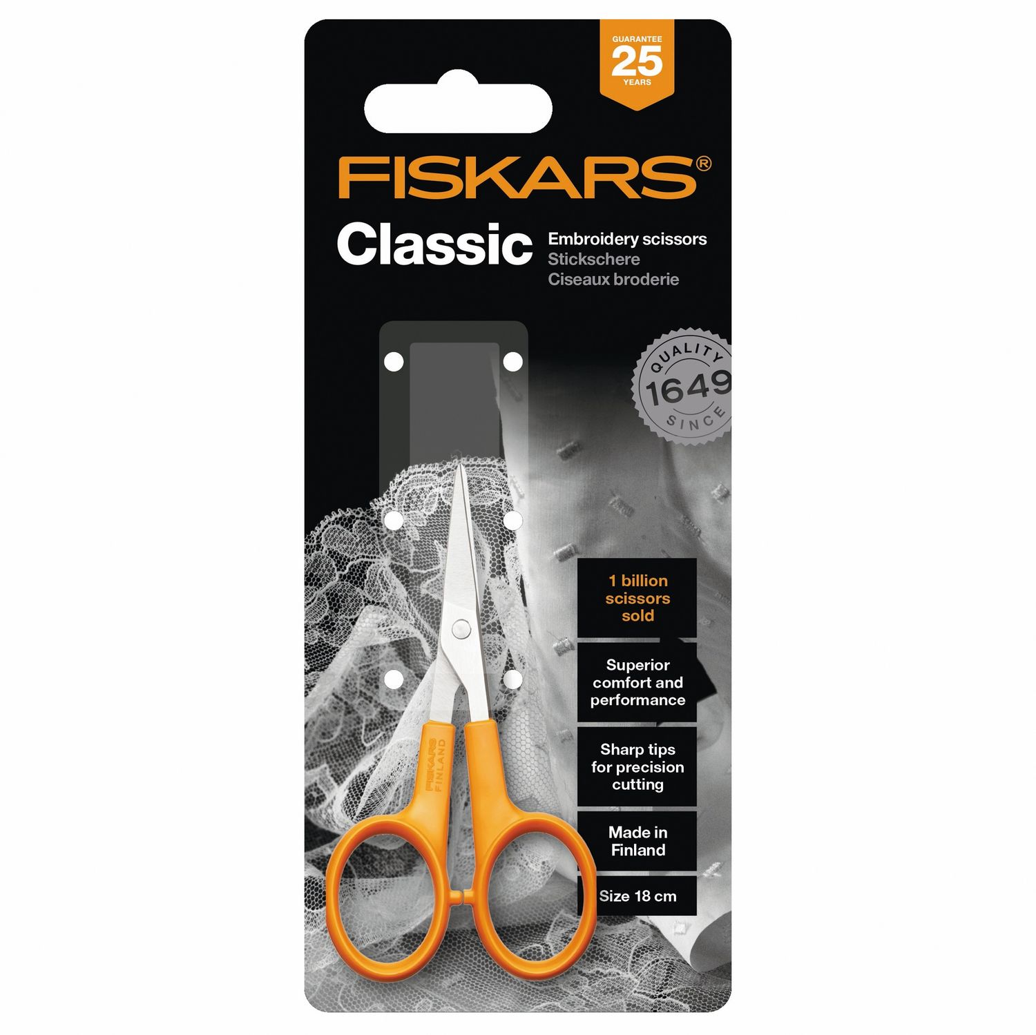 Scissors: Classic: Needlework: Straight: 10cm