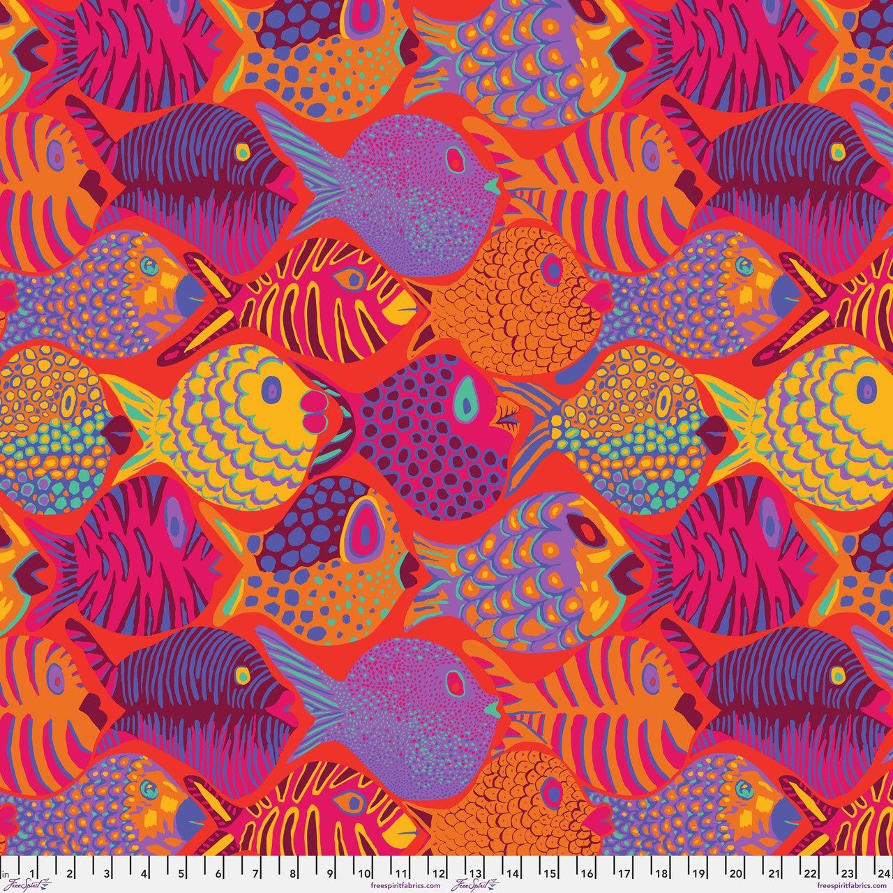 Kaffe Fassett Collective Stash (Brandon Mably) - Shoal-Tomato