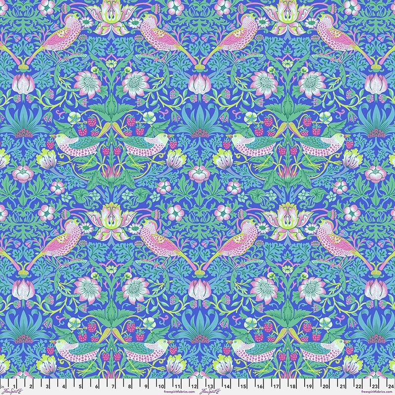 Kaffe Fassett x William Morris Collaboration Collection 8203-238 BLUE
