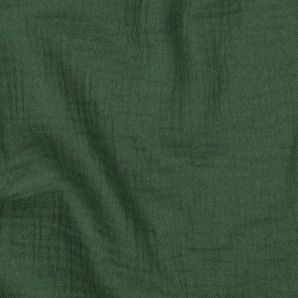 Double Gauze, Solid Colour, Dark Green