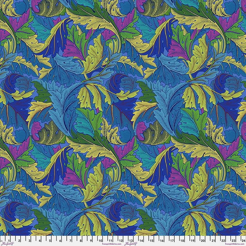 Kaffe Fassett x William Morris Collaboration Collection - Acanthus Cobalt 8203-220