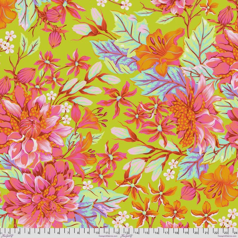 Tula Pink - Hello Dahlia  - Untamed - 108&quot; Quilt Backing
