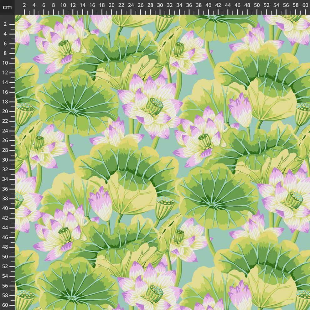 Lake Blossoms - Green Kaffe Fassett Collective (Classics)