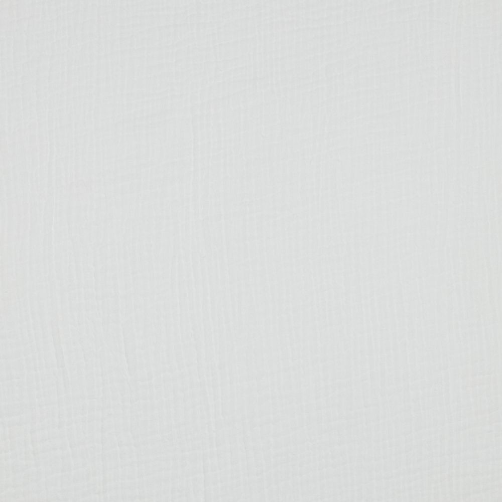 White Solid Colour Double Gauze
