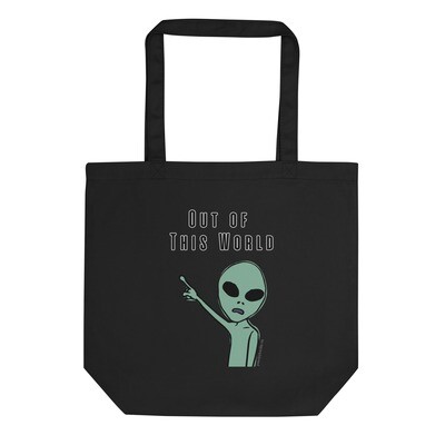 Organic Eco Tote Aliens - Out Of This World
